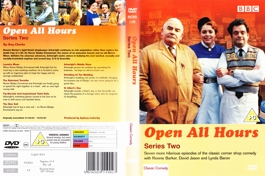 Open All Hours Series Two DVD Cover